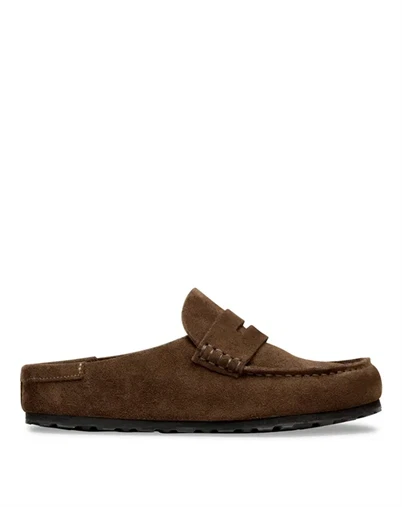 Birkenstock - Naples Wrapped Suede Leather Sandal - Carafe